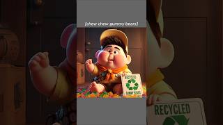 Russell Chews Delicious Gummy Bears 🍬🎈Ai Edition shorts funny memes [upl. by Chenee702]