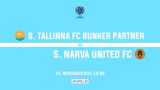 S Tallinna FC Bunker Partner  S Narva United FC Saalijalgpalli meistriliiga 2024 [upl. by Leunas]