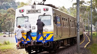 Train Surfers at Hurstbridge  March 2012 [upl. by Prussian]