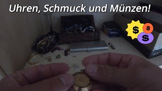 Ich nehme Euch mit auf eine Haushaltsauflösung wo ich Uhren Schmuck und Münzen finde Teil 1 [upl. by Annas978]