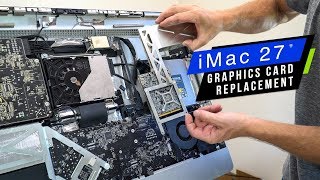 2010 iMac 27quot Graphics Card Replacement  MicBergsma [upl. by Norehc]