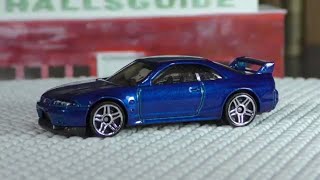 2018 Hot Wheels B Case 46 Nissan Skyline GT R R33 New Model [upl. by Iur137]