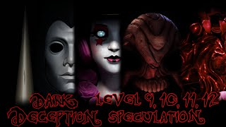 Dark Deception Chapter 5  Level 9 10 11 amp 12 Speculation and Theory [upl. by Eillak280]