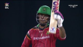 Shimron Hetmyer 57 runs vs Barbados Royals  27th Match GAW VS BR [upl. by Mellicent]