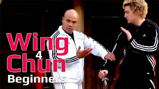 Wing Chun for beginners lesson 30 basic hand exercise blocking a round kick and grabbing the leg [upl. by Busch530]