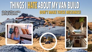 Dont make these same van conversion mistakes  How I feel about my build after 15 months [upl. by Marlyn]