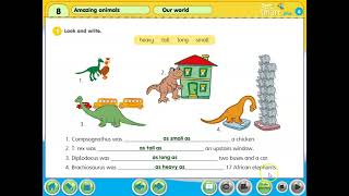 GET SMART 4 UNIT 8 AMAZING ANIMALS  PAGE 70 WORKBOOK [upl. by Merrell]