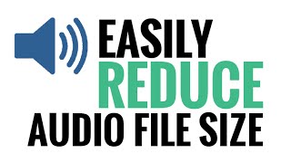 How To Easily Reduce Audio File Size On A Mac  iTunes [upl. by Isolde]