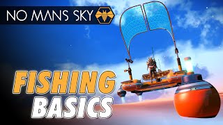 How to Start Fishing in No Man’s Sky Materials Blueprints and Exo Skiff Explained [upl. by Ttam]