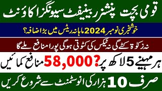 national savings pensioner benefit savings account profit rates november 2024  qaumi bachat [upl. by Maltz]