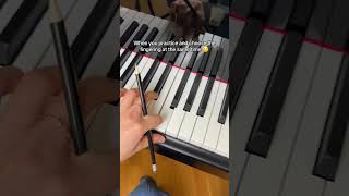 Multitasking level pianist 💪 pianist learning piano musician musiclover [upl. by Netsirt]