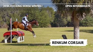 Renkum Corsair Open Intermediate  2024 Rocking Horse Winter Horse Trials I [upl. by Longan]