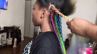 Rainbow Box Braids [upl. by Anual]