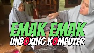 EMAK EMAK UNBOXING PC KOMPUTER [upl. by Legnaleugim]