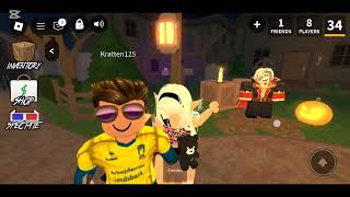 playing Mm2 with my dad 🧡🗡️❤️ Murder mystery 2 [upl. by Noraf]