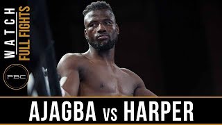 Ajagba vs Harper Full Fight August 24 2018  PBC on FS1 [upl. by Neeluqcaj]