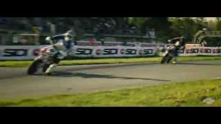 SuperMoto Series 2014 HighLights Round 1  Pomposa [upl. by Dnamron589]