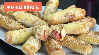 Sosisli Börek Nasıl Yapılır  Naciye Kesici  Yemek Tarifleri [upl. by Aron]