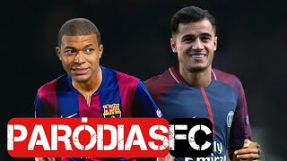 MBAPPÉ NO BARÇA E COUTINHO NO PSG  Paródia Lê Lê Lê  João Neto e Frederico [upl. by Eimarej]