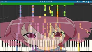 Ochame Kinou Mischievous Function  Kasane Teto Piano Synthesia [upl. by Lleneg]