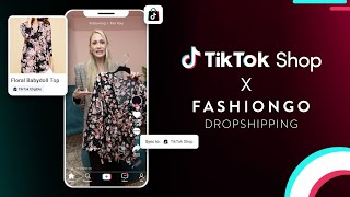 Introducing TikTok Shop Integration with FASHIONGO DROPSHIPPING [upl. by Lleryd]