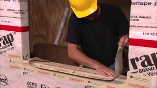 How to Install House Wrap amp Window Flashing [upl. by Oijimer104]