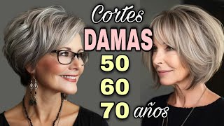 Cortes de Cabello para DAMAS que QUITAN AÑOS y DISIMULAN ARRUGAS Después de los 506070 años 2024 [upl. by Washko]