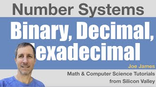 Number Systems  Converting Decimal Binary and Hexadecimal [upl. by Eilitan]