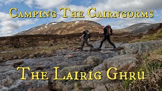 Camping The Cairngorms  Lairig Ghru  Wild Camping Scotland  Hilleberg Enan [upl. by Aufmann669]