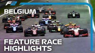 F2 Feature Race Highlights  2023 Belgian Grand Prix [upl. by Jami]