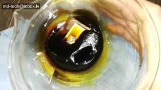 Power of iodine gold leaching in action [upl. by Ynahteb445]