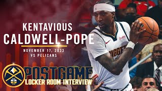 Kentavious CaldwellPope Locker Room Interview [upl. by Osswald]