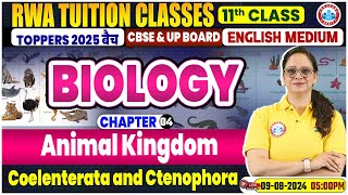 Class 11 Biology Chapter 4  Animal Kingdom Coelenterata and Ctenophora By Vandana Mam [upl. by Schaumberger35]