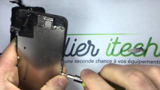 Tuto  changement décran vitre tactile  afficheurLCD Apple iPhone 5C [upl. by Netsyrc844]