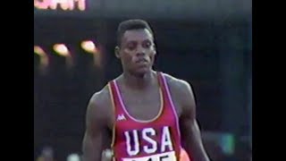 Carl Lewis  Mens 100m  1984 Olympics [upl. by Anthia698]