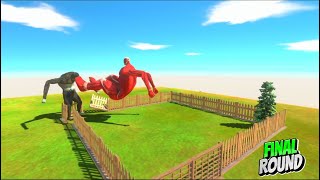 Colossal Titan vs Titan Beast 2 arbs animalrevotbattlesimulator [upl. by Howland]