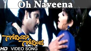 Govinda Govinda Movie  Oh Naveena Video Song  Nagarjuna Sridevi [upl. by Atikihs665]