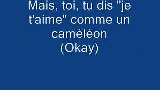 Maître Gims  Caméléon Lyrics [upl. by Anirtruc768]