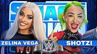 WWE2K24 SMACKDOWN ZELINA VEGA VS SHOTZI UNIVERSAL CHAMPIONSHIP MATCH [upl. by Erait8]