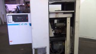 Used IngersollRand Air Cooled Rotary Screw Air Compressor  stock  44871050 [upl. by Leikeze]