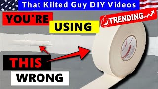 Youre Taping Your Drywall WRONG and THIS is why it FAILS [upl. by Esidnak]