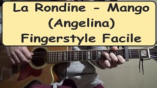 La rondine  Mango Angelina Tutorial chitarra [upl. by Dusen529]