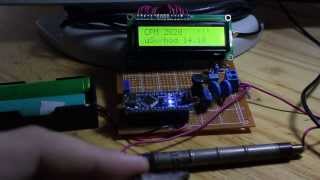 Arduino nano geiger counter UI with VN part [upl. by Martell615]