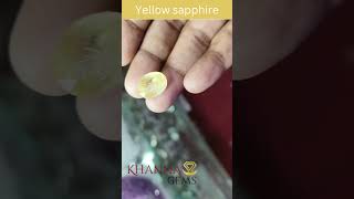 Yellow sapphire WT964CT CNo107305 [upl. by Anyg]