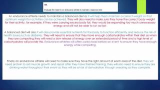 GCSE PE First Assessment Point  quotPerfect Answer Feedbackquot Q5 [upl. by Randal]