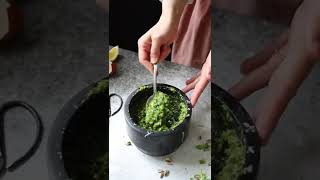 Spaghetti alla Chitarra with Pistachio Pesto Sauce 🍝 [upl. by Yauqaj]