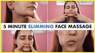 Face Slimming Massage 2024  Reduce Double Chin Dark Circles amp Wrinkles  Glamrs [upl. by Yousuf]