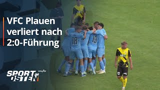 Unglücklicher Heimauftakt für den VFC Plauen  MDR [upl. by Christabelle803]