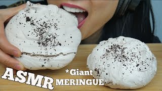 ASMR Giant Meringue EATING SOUNDS  SASASMR [upl. by Anatola]