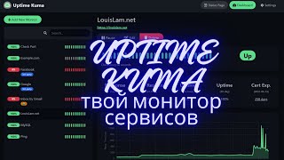 Uptime Kuma Мониторим свои сервисы [upl. by Calie]